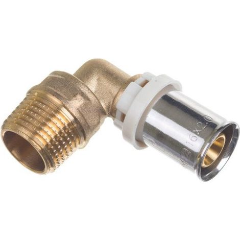 Raccordo no-name 26x3/4 gomito 90 gradi ottone