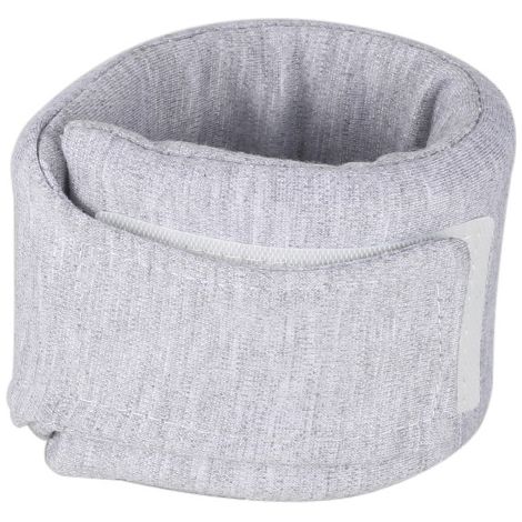 Postoperative Halskrause für Hunde und Katzen - Verstellbarer und atmungsaktiver Halskragen für Welpen, Katzen, Rückenprobleme (IVDD) (Größe S 21-26 cm, Grau)