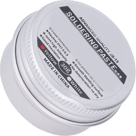 Pâte à souder à la colophane, flux de soudure basse température sans nettoyage pour réparation électronique, 30 g / 1,1 oz (1/5)