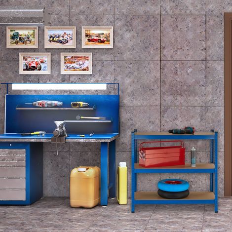 Hochleistungs garagenregal aus stahl 5 verstellbare regalboden