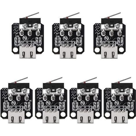 7 pezzi di finecorsa per stampante 3D, modulo finecorsa meccanico per parti di stampante 3D, compatibile con Ender 3/5/Pro/V2 Cr-10 S4 S5 Series (1/5)