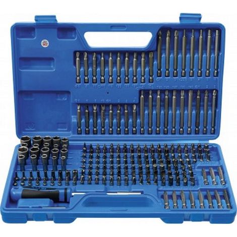Bgs Technic – Lot de 208 embouts 6 pans 1/4 pour visseuses – Acier S2 et chrome-vanadium – Longueurs 25/50/75mm – Pour vissage précis et rapide (1/3)
