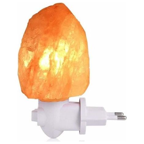 10-W-Nachtlicht-Himalaya-Salzlampe aus natürlichem Kristall, 400 g [Energieklasse A+], von DEBUNS (1/5)