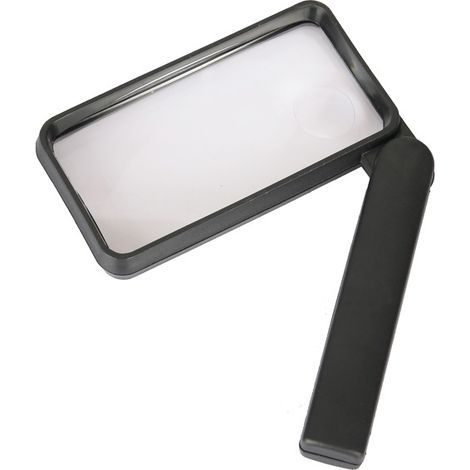 Loupe de lecture rectangulaire pliable de poche