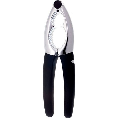 Ghidini Cipriano Schiaccianoci Special Twist 1701 Acciaio Cromo e Nero 18,7 cm