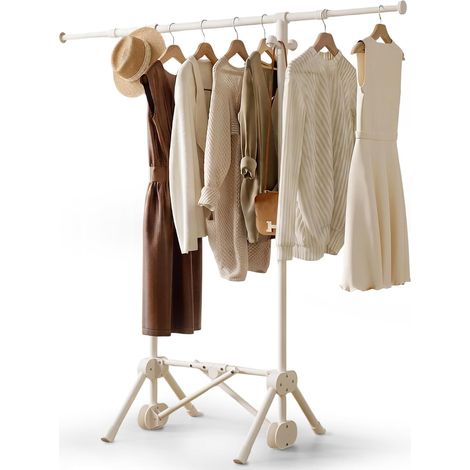Portant à vêtements, portante pliable avec 3 hauteurs réglables (1/5)