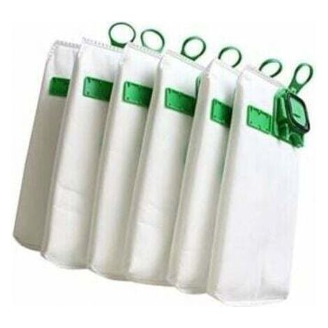 Lot de 6 VK140 sacs d’aspirateur haute efficacité pour aspirateur Vorwerk VK150 FP140 kobold (1/4)