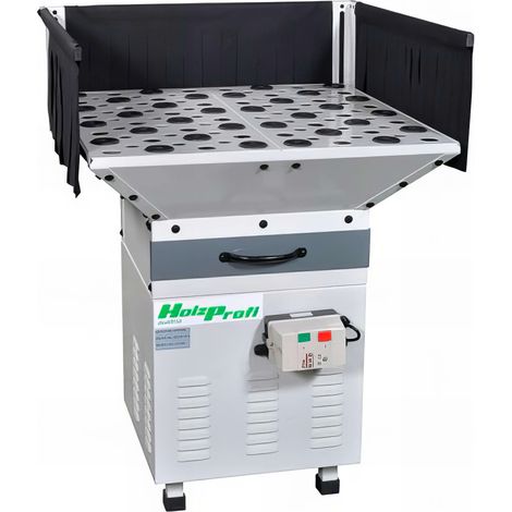 Table aspirante 1320 m³/h – Moteur 750 W – Bac de ramassage avec filtre plissé – Pour ponçage bois dur – Holzprofi (1/4)