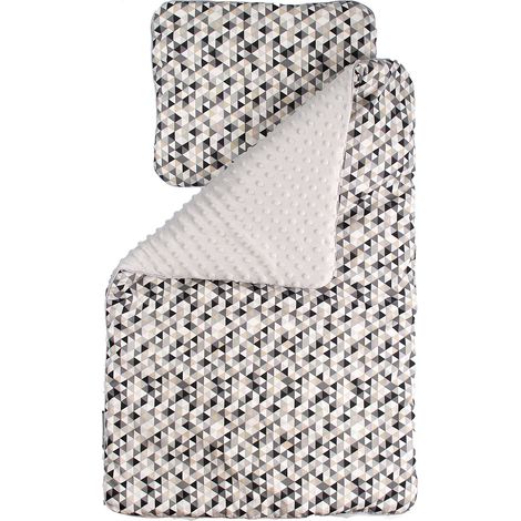 Set passeggino triangolare grigio