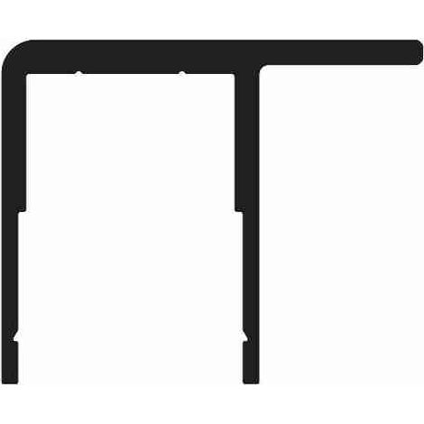 V2091G50 Profilo Sormonto Anta Mobile L 5050 Grezzo DITEC ENTREMATIC V2091G50