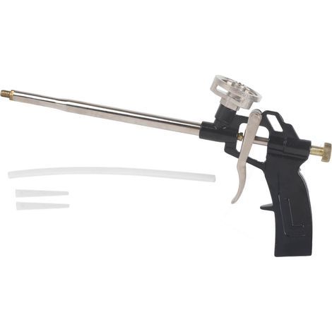 Marhynchus Aluminium-Schaumpistole, äußerst robust und kompakt zum Füllen, Abdichten und Isolieren kleiner Räume mit Federauslöser (1/5)