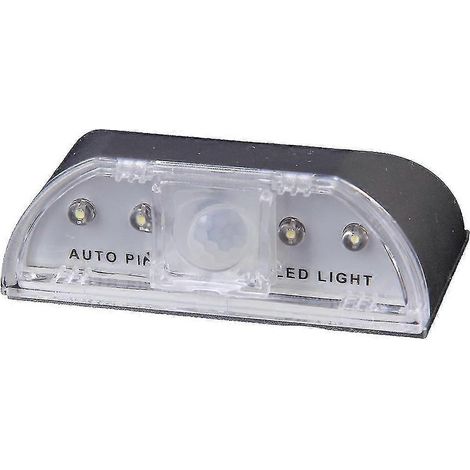 Lampe de porte sans fil à détecteur de mouvement infrarouge PIR automatique à 4 LED Hy (1/4)