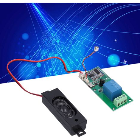 Module de commande de puce de reconnaissance vocale intelligente HLK-V20, module de port série, commutateur de commande vocale par mot de réveil personnalisé (1/5)