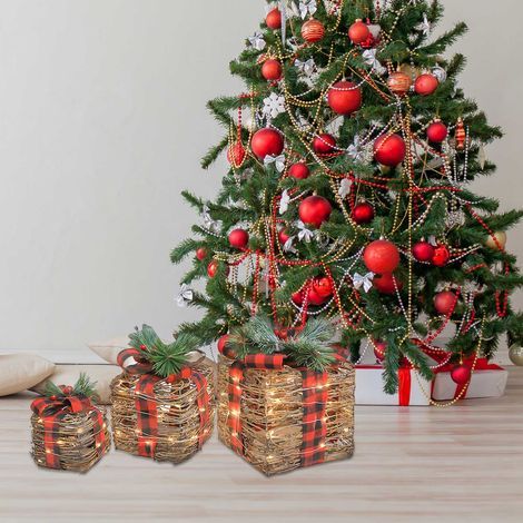 Boîte Cadeau Déco Noël pour Cour et Fenêtre - Accessoires Festifs (1/5)