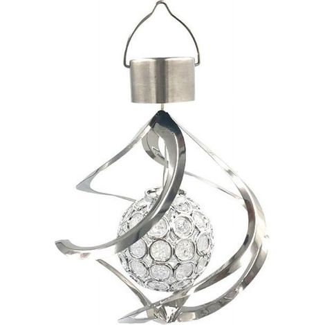 Guirlande Lumineuse Solaire - Mobile Éolienne LED à 7 Couleurs - Décoration Extérieure Jardin Terrasse - 1 Pièce (1/5)