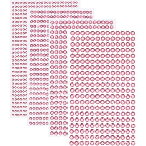 1792 piezas de pegatinas de diamantes de imitación autoadhesivas para manualidades de decoración DIY