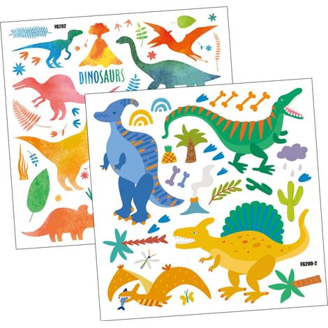 Stickers muraux réfléchissants dinosaures Totority pour (1/5)