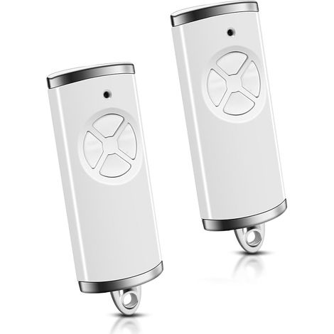 868,3MHz Telecommande Portail, Télécommande de porte de garage Compatible avec Hörmann bs HSM4 HSE2 HS1 HS4 HSZ1 HSZ2,Bip Portail de Garage - Blanc (Lot de 2) (1/5)