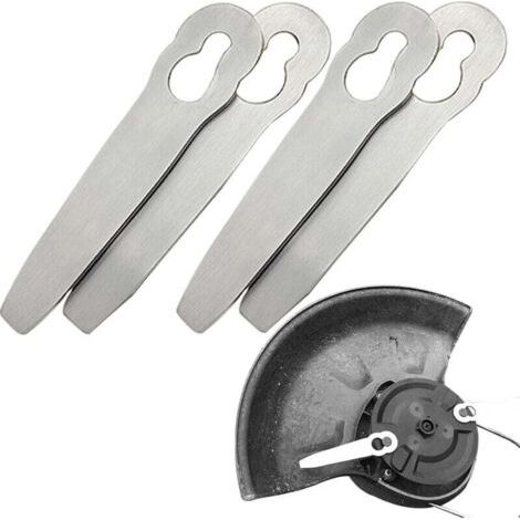 4 lames métalliques de rechange compatibles avec les coupe-bordures PolyCut 2-2 Polycut 3-2, FSA 45,D 57, FSE 52, robustes et ne se brisant pas Couteaux de coupe Accessoires pour coupe-bordures sans f (1/4)