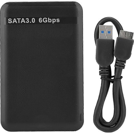Boîtier pour disque dur mobile 2,5 pouces USB 3.0 SATA 3.0 haute vitesse 6 Gbit/s (1/5)