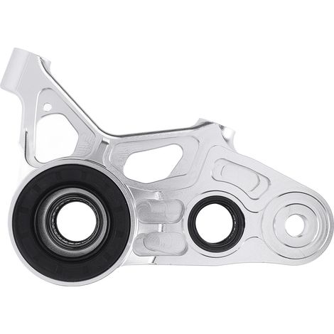 Ortviai Étrier de Frein Avant pour Fourche de Suspension Moto en Alliage d'Aluminium CNC – Argent, compatible GTS/GTV 125-300 (2023-2024) (1/5)