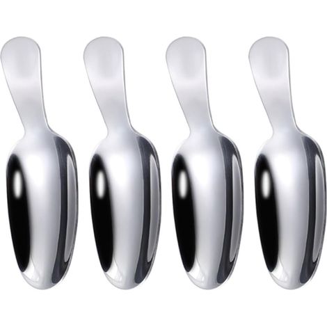 GANAZONO 4pièces Cuillères Acier Inoxydable pour Dessert et Thé Manche (1/5)