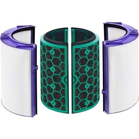 Filtro HEPA para purificadores de aire Dyson Pure Cool TP04 TP05 HP04 HP05 DP04, carbón activado + filtro de aire de repuesto compatible con ventiladores purificadores Dyson Pure Cool (1/5)