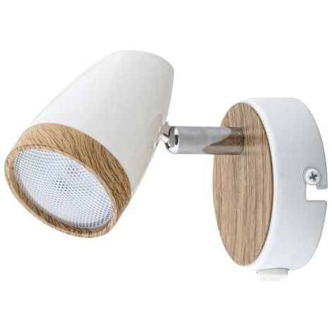 Applique murale LED 4W blanche interrupteur Karen Rabalux 5564
