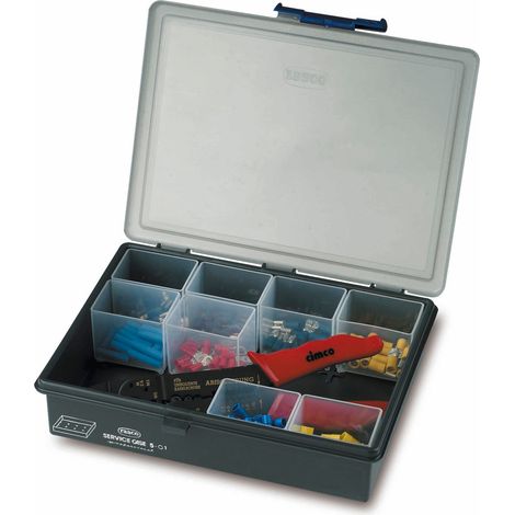Cimco 181530 Presszangen-Set 135teilig Isolierte Kabelschuhe 0.5 bis 6 mm²