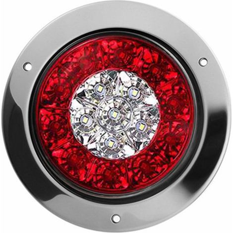 Lot de 2 feux arrière universels à LED pour remorques, clignotants pour camions, remorques et caravanes. Améliorez la sécurité de votre véhicule. (1/5)