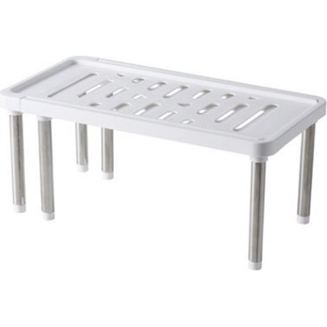 Étagère de rangement de cuisine rétractable, meuble sous évier multifonctionnel, étagère de rangement pour bols, plats et flacons d'épices. (1/5)