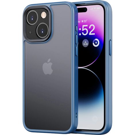 Coque iPhone 15 - Protection Antichoc Angles Renforcés - Bord Latéral En Silicone Translucide - Design Mat Fin Et Ergonomique - 1 Pièce (1/5)