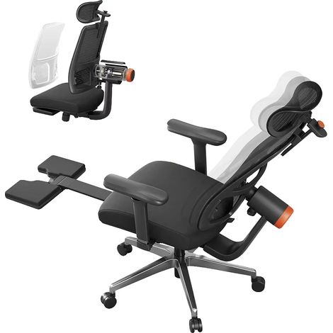 Sedia ergonomica, poggiatesta autoregolante, braccioli regolabili, MagicH-BPro (1/2)