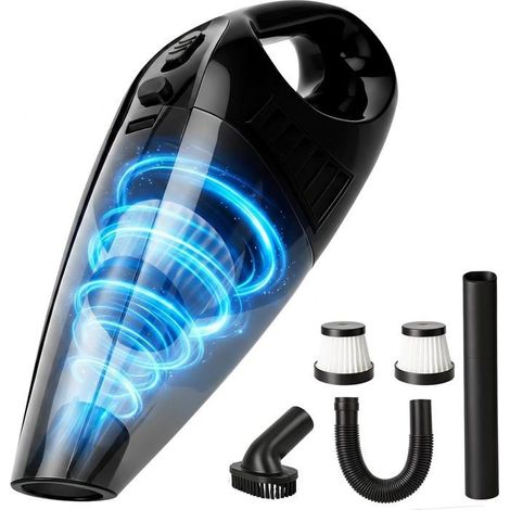 HOXILEELEO - Aspirateur Voiture sans Fil,Aspirateur à Main Puissant pour Auto et Maison Aspirateur Voiture avec 20000pa de Puissance d'Aspiration (1/5)