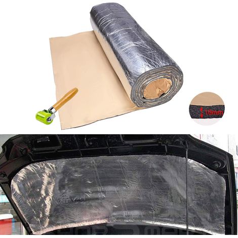 Voiture isolation phonique coton porte isolation phonique absorption acoustique coton capot isolation thermique isolation phonique coton tuyau d'égout isolation phonique coton 10mm (1/4)