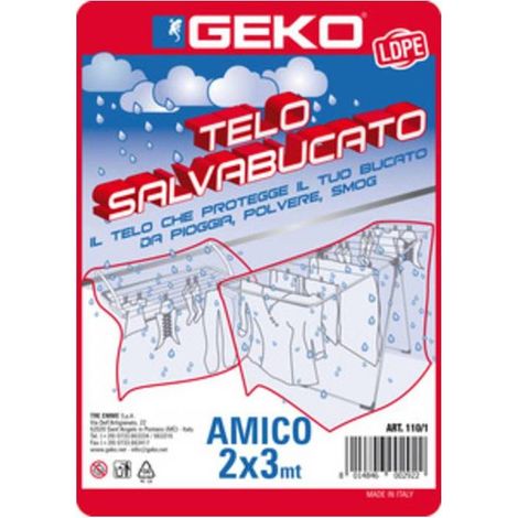 28 x TELONE ANTI PIOGGIA POLIETILENE AMICO 200X300 CM