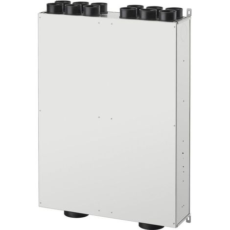 Helios KWL-MZB 6 und 1 - 75/125 MultiZoneBox Durchgang 75mm, 2x 7 Einzelstutzen für Anschluss DN 75, Zu- und Abluft DN 125