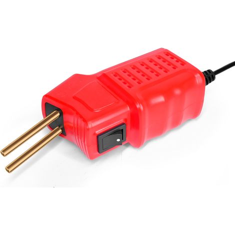 [JAMAIS UTILISÉ]Machine de soudage plastique portative, kit de réparation de fissures de panneaux de voiture portable, agrafeuse thermique à chaud, ensemble d'outils de réparation plastique avec 400 a