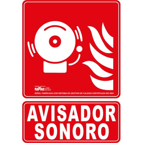 Signal d'avertissement sonore pour distributeur automatique de billets (DAB) en PVC classe A - 70 dB, IP65, 12 V, 1,5 W
