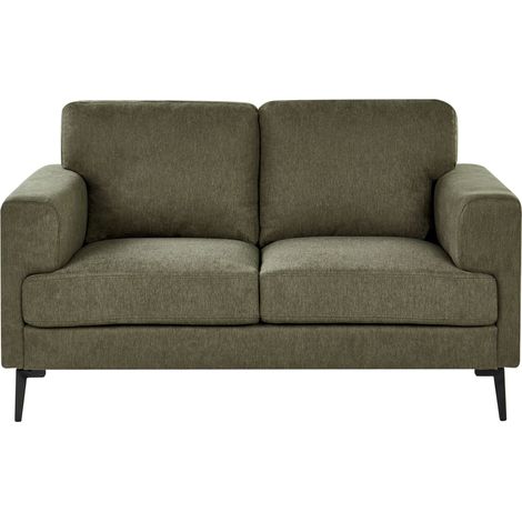 Sofa 2-Sitzer LOUSTO Stoff Grün (1/5)