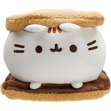 Peluche Chat Biscuit Chocolat Mignon, Oreiller Doux en Peluche --- (1/5)
