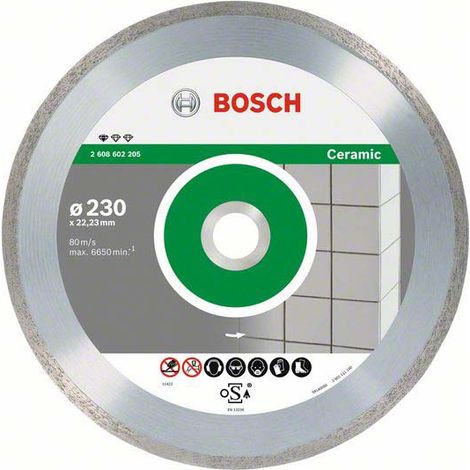 Bosch - Diamant-Trennscheiben-Set für Fliesen 230x22,23 mm, 10-tlg. 2608603234 (1/5)