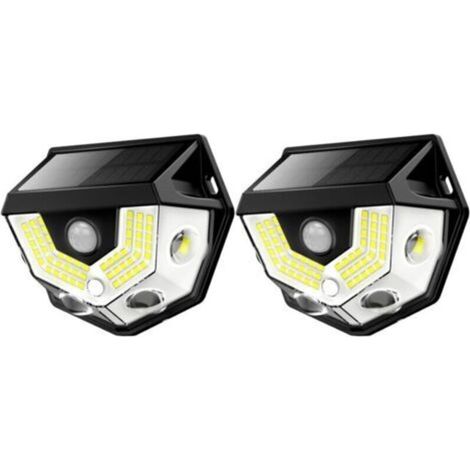 Solar Motion Sensor Light, 270° Wide Angle, IP65 Waterproof, Outdoor Security Lights for Front Door, Yard and Garage (2 Pack) (1/4)