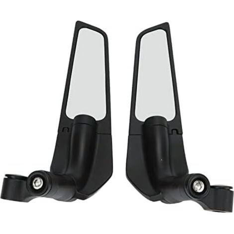 (2er-Pack) Motorrad-Rückspiegel, modifizierter feststehender Außenspiegel, großer Spiegel, passend für Kawasaki Yamaha Windschutzscheibe.