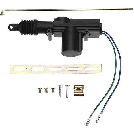 Kit moteur de verrouillage centralisé de portière de voiture, actionneur à 2 fils, accessoires pour système de verrouillage centralisé à télécommande électrique de véhicule, universel 12V. (1/5)