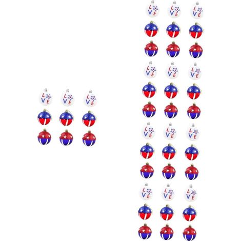 5 Ensembles Lot De 5 Boules Décoratives pour Le Jour De L'Indépendance Porte De Fierté Fournitures Gonflables pour Le Jour De L'Indépendance Décoration 9 pièces 5 (1/5)