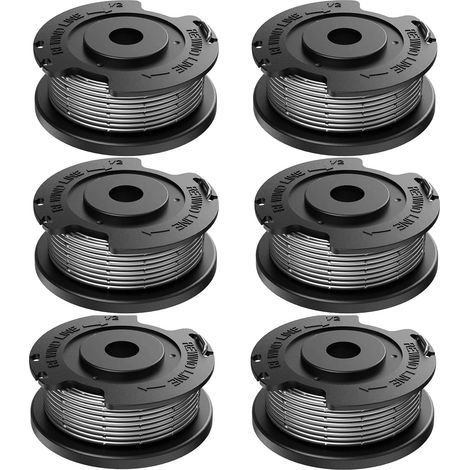Bobines fil Bosch, lot de 6 pièces compatibles ART 23 SL ART 26 SL EasyGrassCut et UniversalGrassCut avec capuchons (1/5)