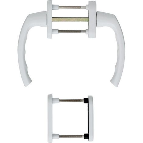 HOPPE® Fenstertürgriffgarnitur Luxembourg 099/66N/U26, Aluminium, 2964268