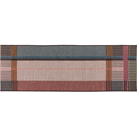 Tapis d'Extérieur Multicolore pour Terrasse et Balcon - Kaël 70 x 200 cm - PANGIVO (1/5)