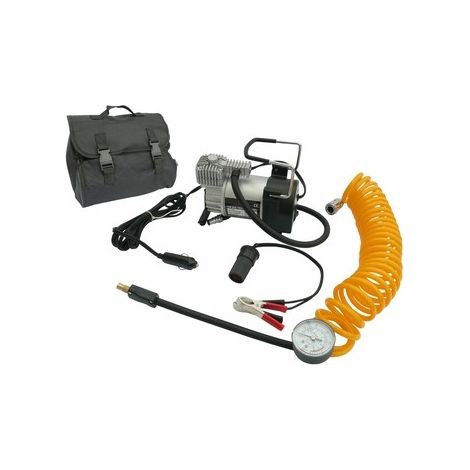 Name 12V tragbarer Kompressor mit Manometer und Tasche